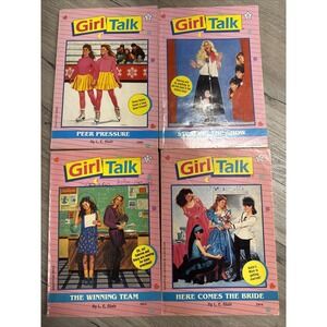 Lot of 4 Girl Talk Books by L.E. Blair #8 #9 #13 #16 – Vintage 1990s Series